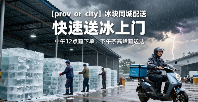 合肥冰块同城配送 快速送冰上门