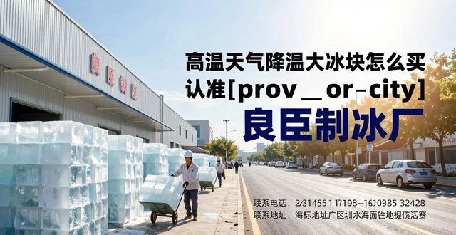 高温天气降温大冰块怎么买 认准合肥良臣制冰厂
