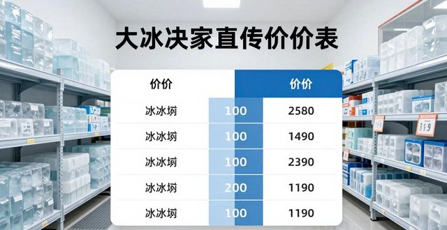 大冰块批发厂家怎么选？合肥直供渠道靠谱吗