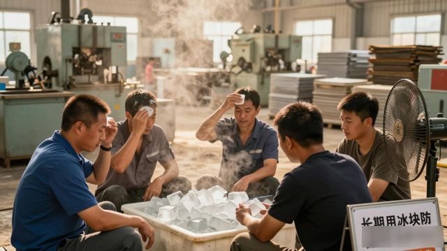 工厂高温环境降温方案_合肥车间防暑降温冰块_车间防暑降温冰块使用方法