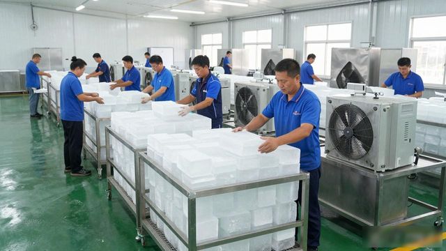 合肥夏季车间降温冰块，工厂师傅都在用这个方法